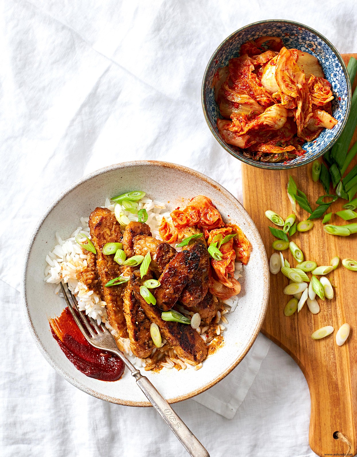 Tempeh Bulgogi picante 