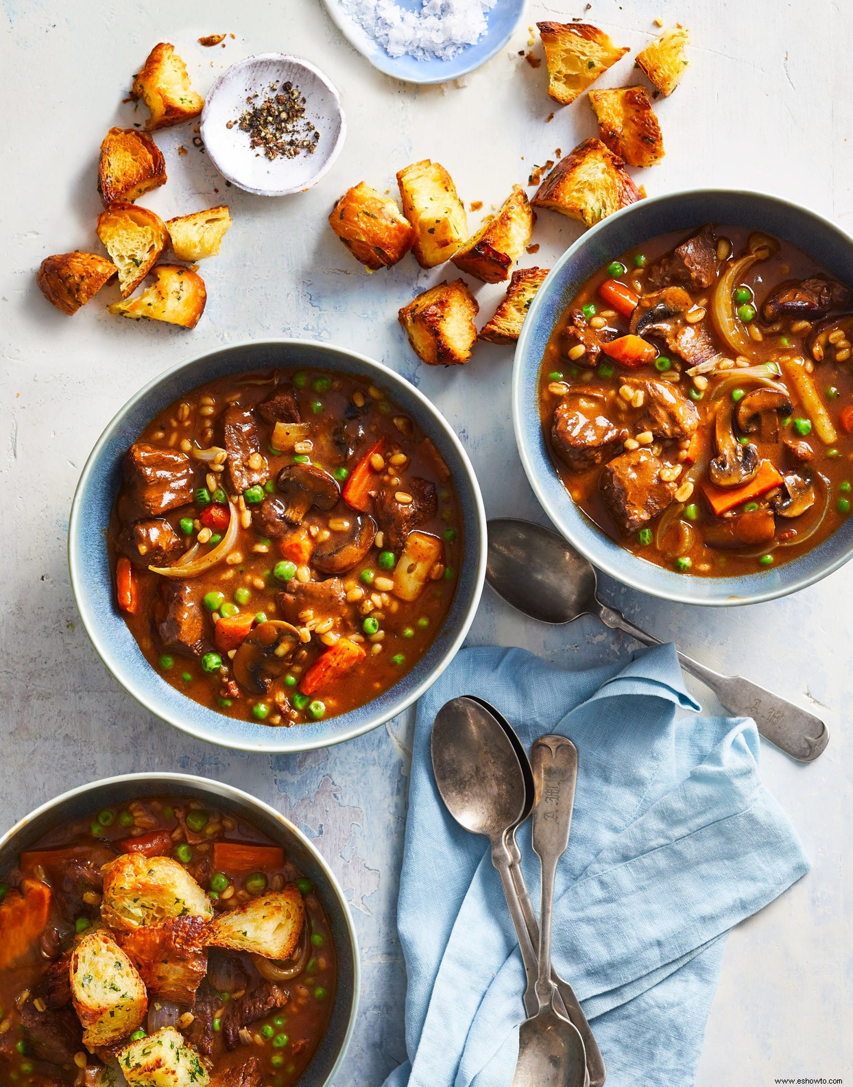 Estofado de Ternera y Cebada al Horno 