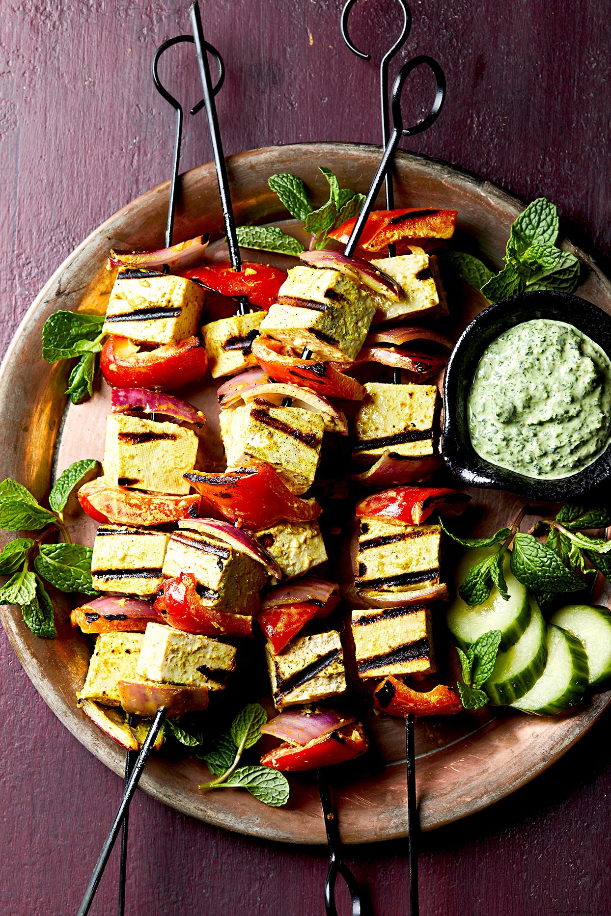 Tofu Tikka Masala con chutney verde 