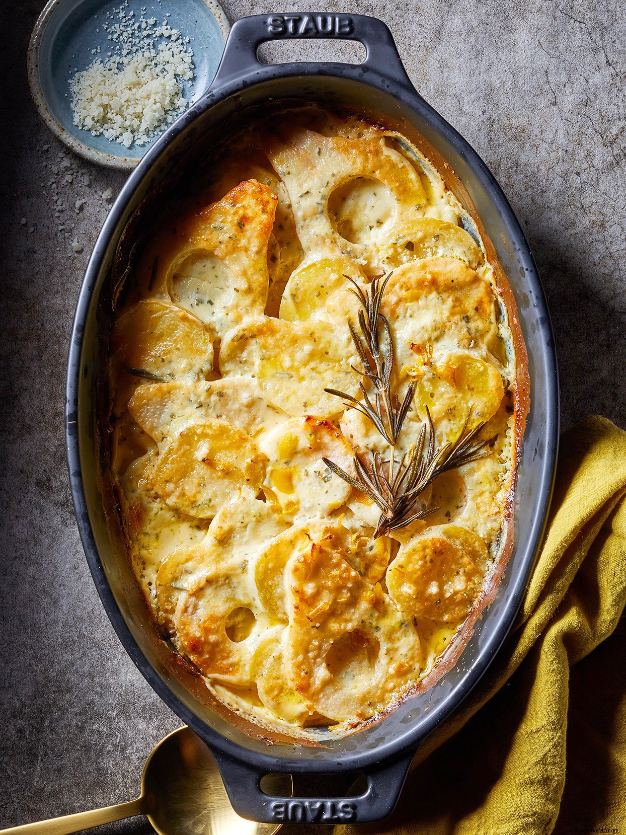 Patata Gratinada Con Pera Y Romero 