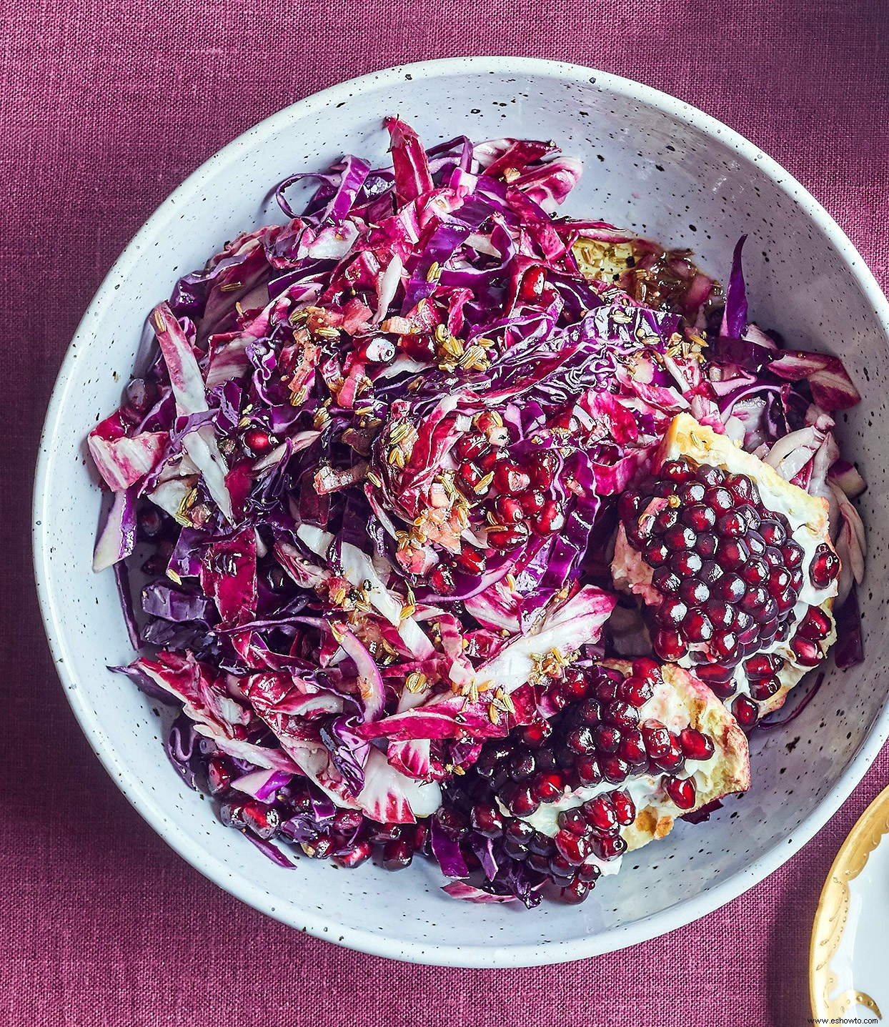 Ensalada de col lombarda y radicchio 