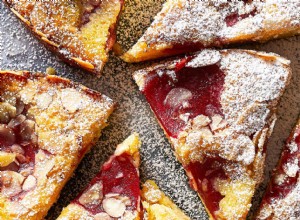 Pastel de Naranja y Almendras con Cuajada de Arándanos: Receta Otoñal Deliciosa