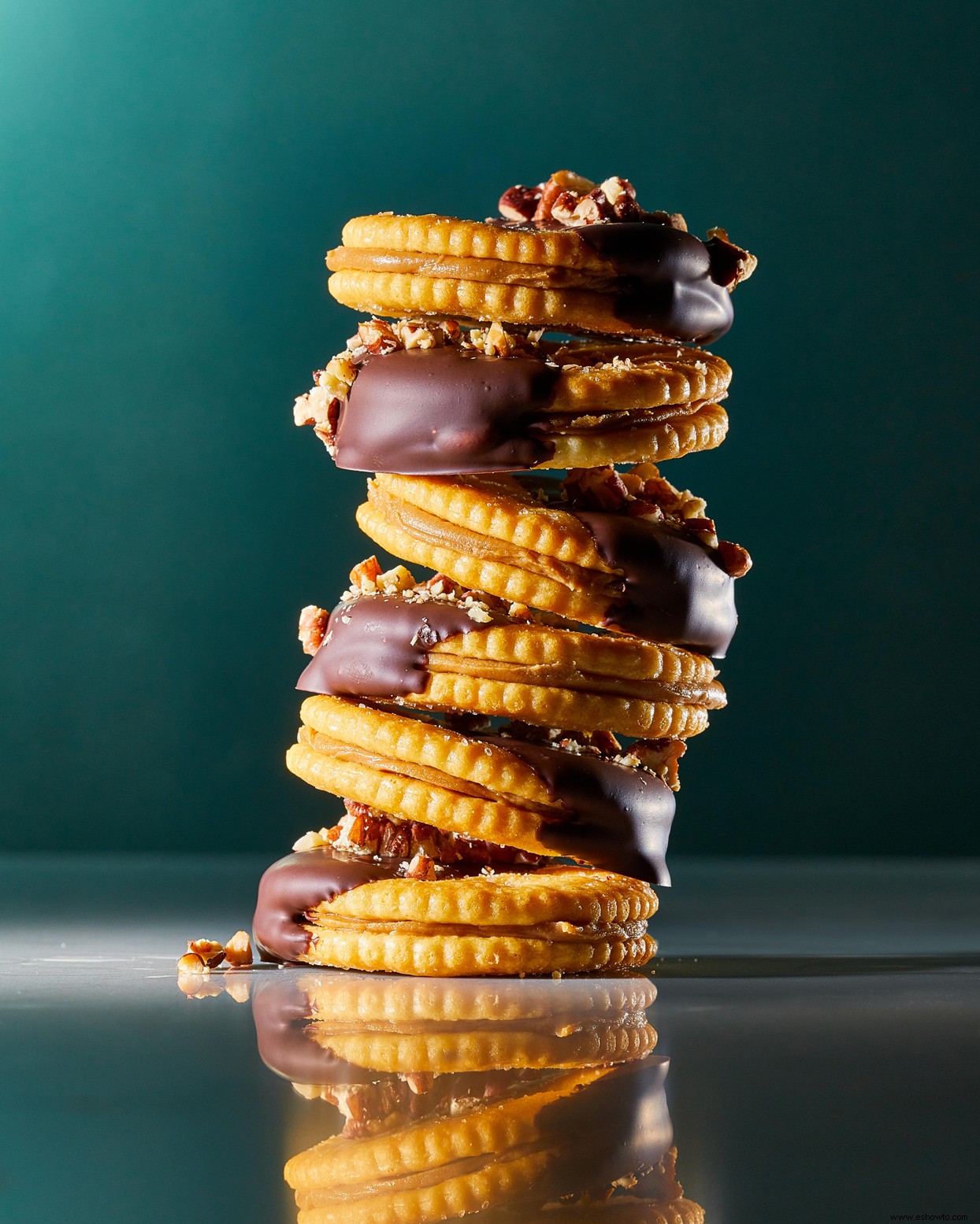 Galletas de sándwich de mantequilla sin hornear 