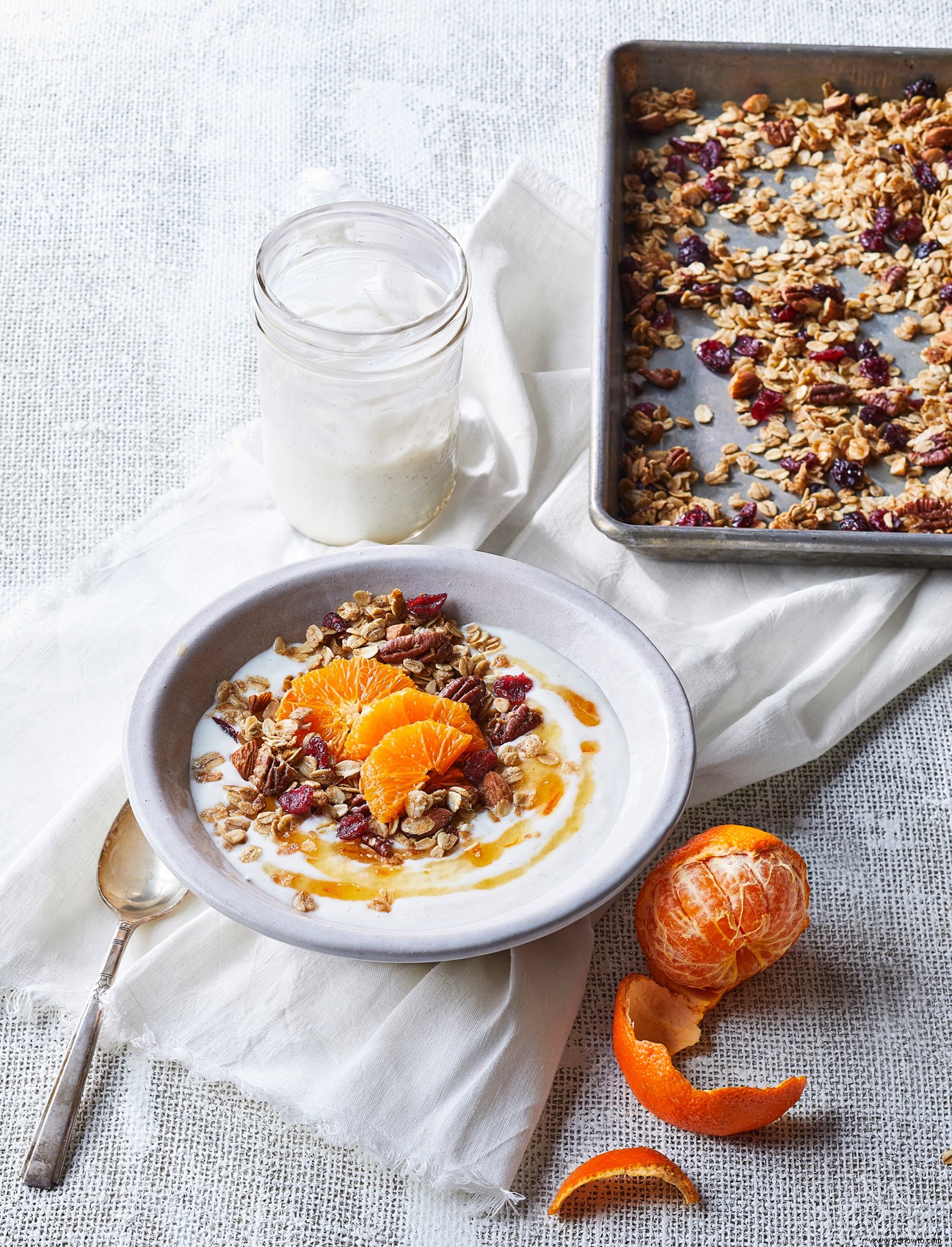 Yogur de vainilla en olla de cocción lenta 