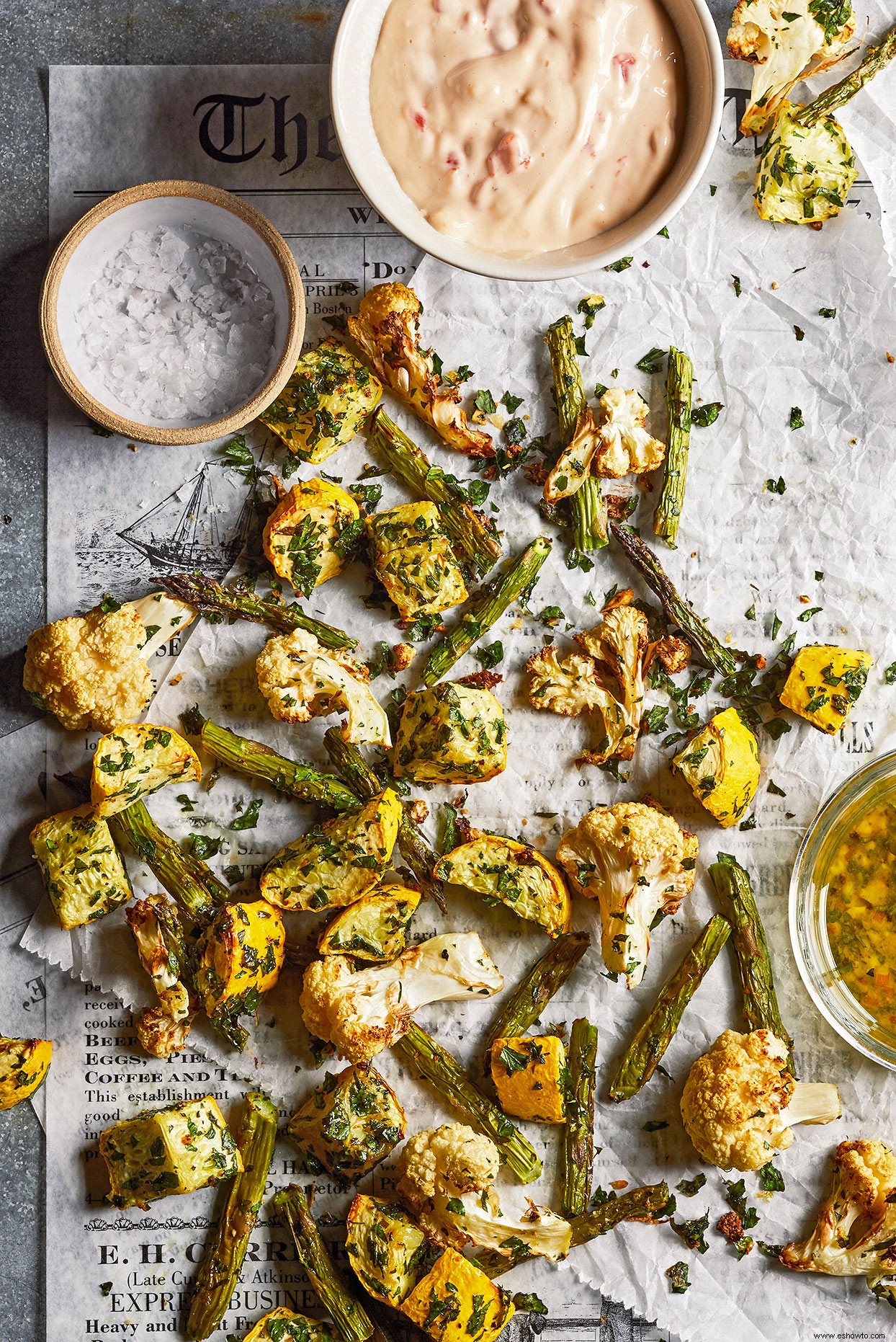 Verduras asadas con freidora de aire 