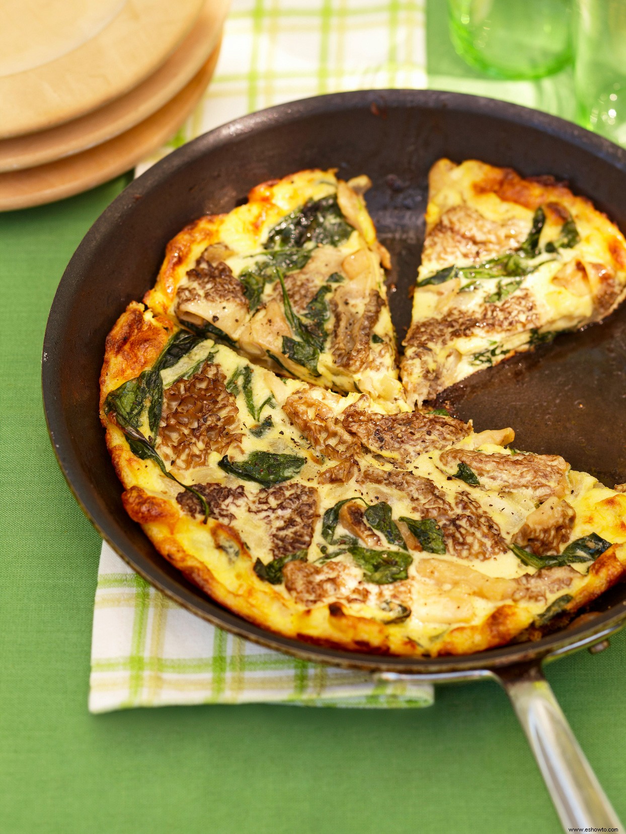 Frittata de colmenillas 