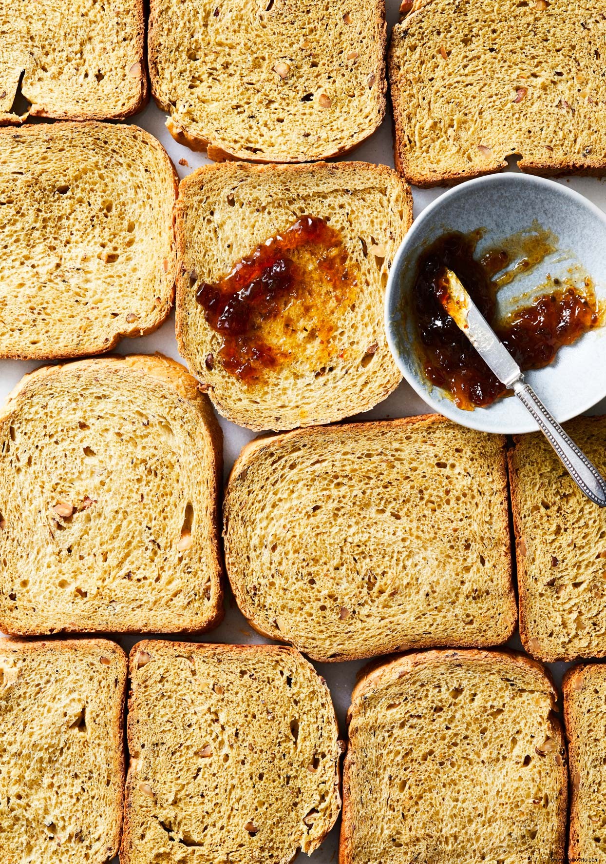 Pan De Curry De Almendras Ahumadas 