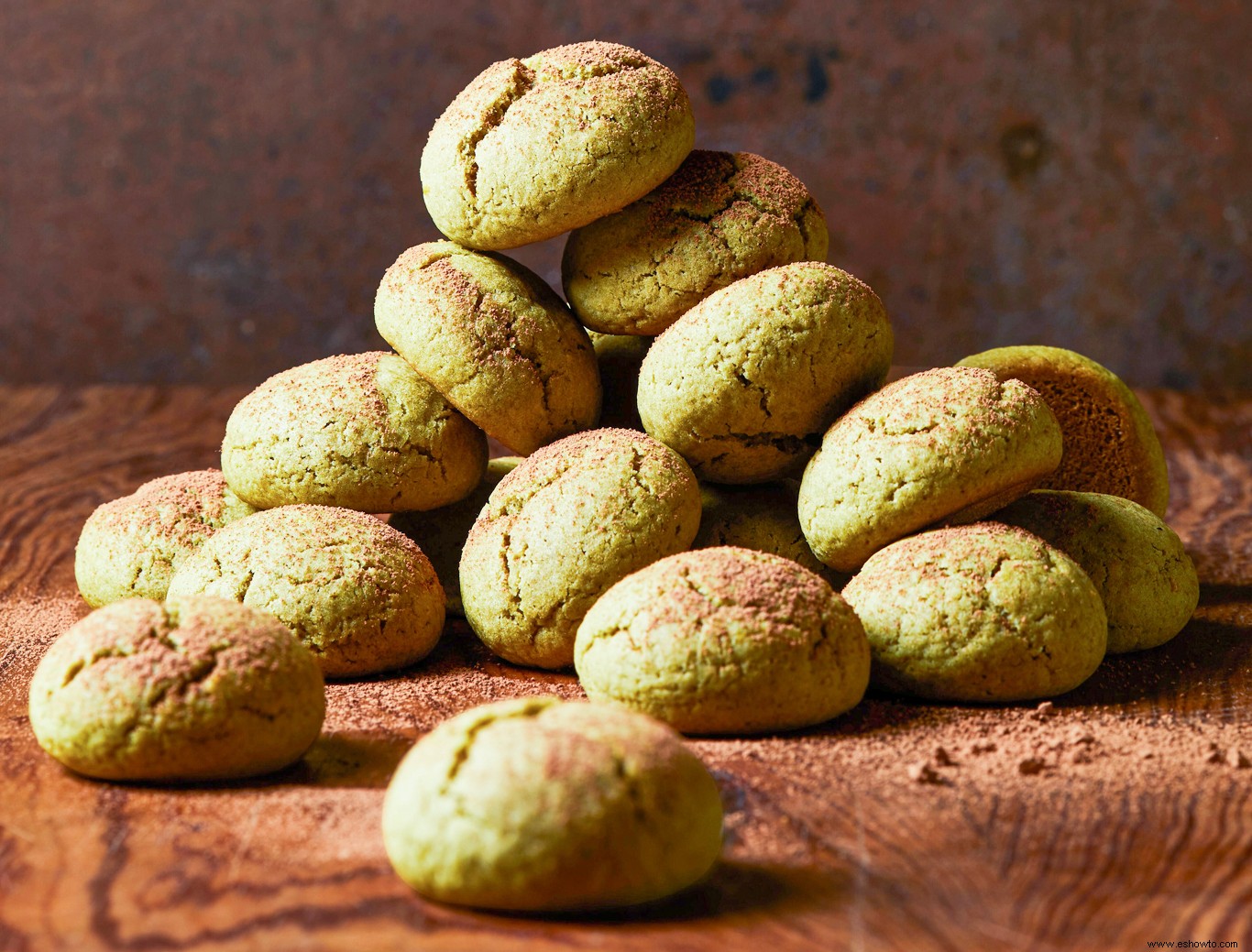 Bolas de matcha y jengibre 