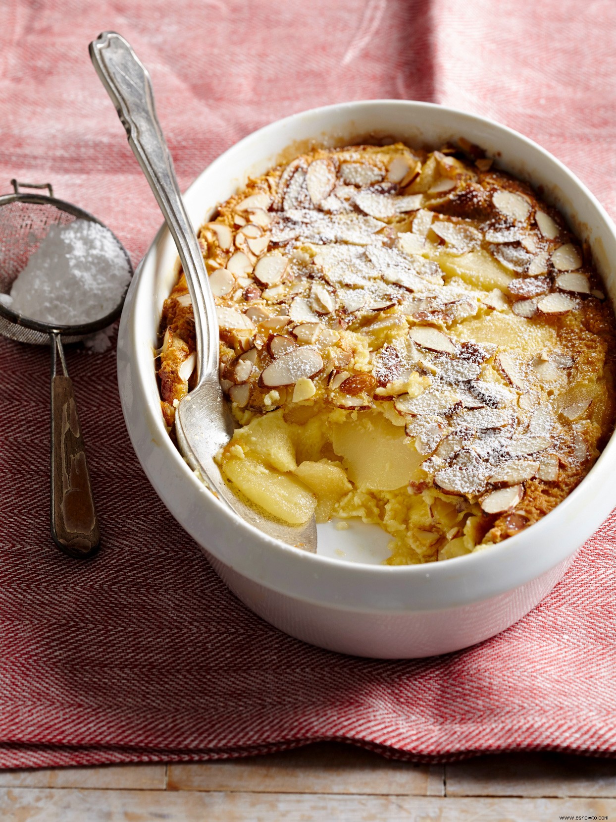 Clafouti de Almendra y Pera 