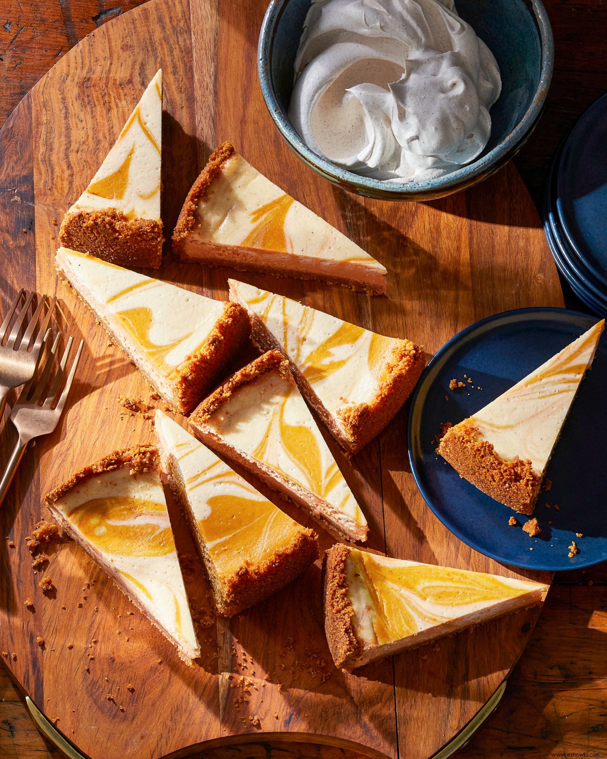 Cheesecake de calabaza y chai 