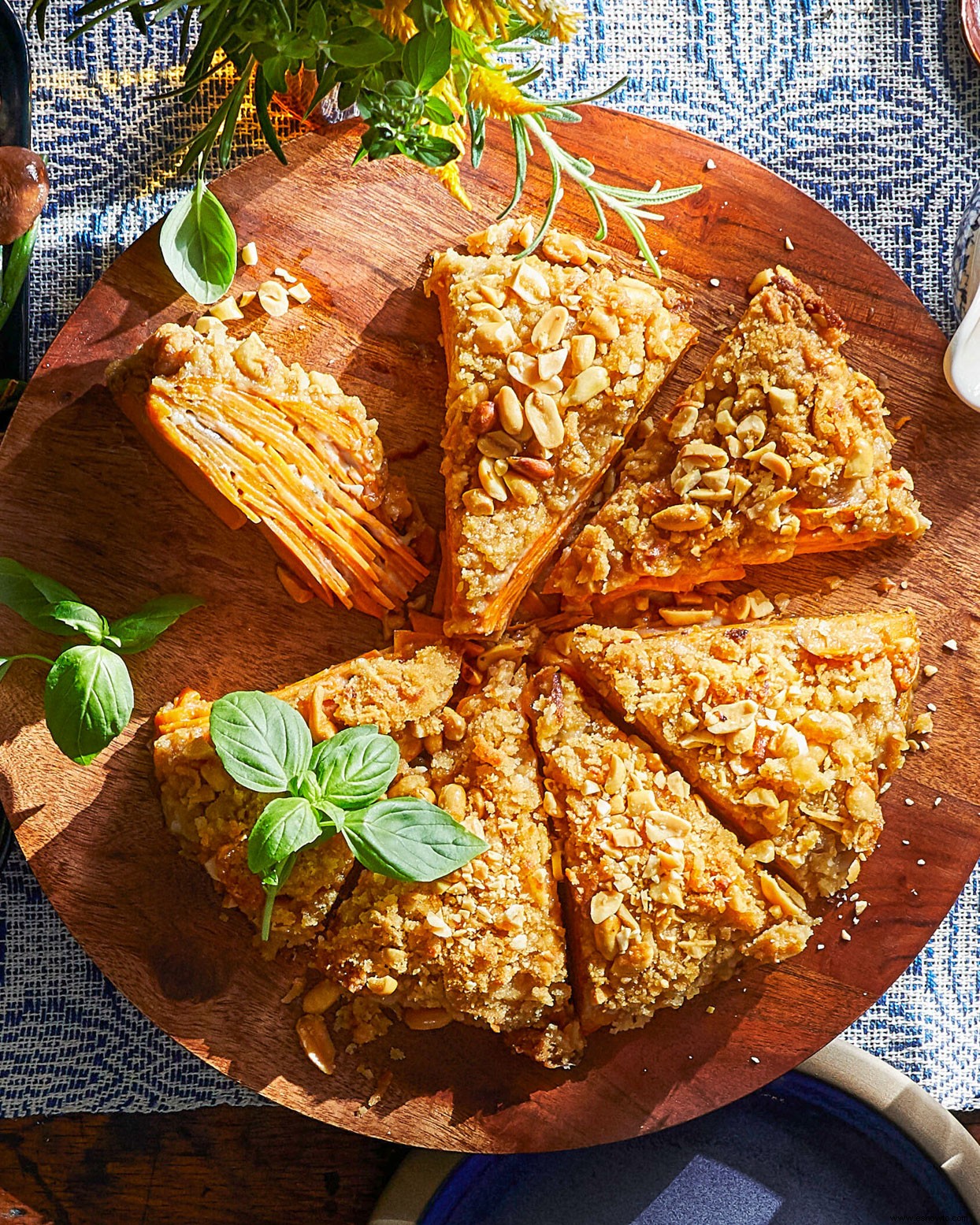 Patatas Dulces Gratinadas Con Streusel De Maní 