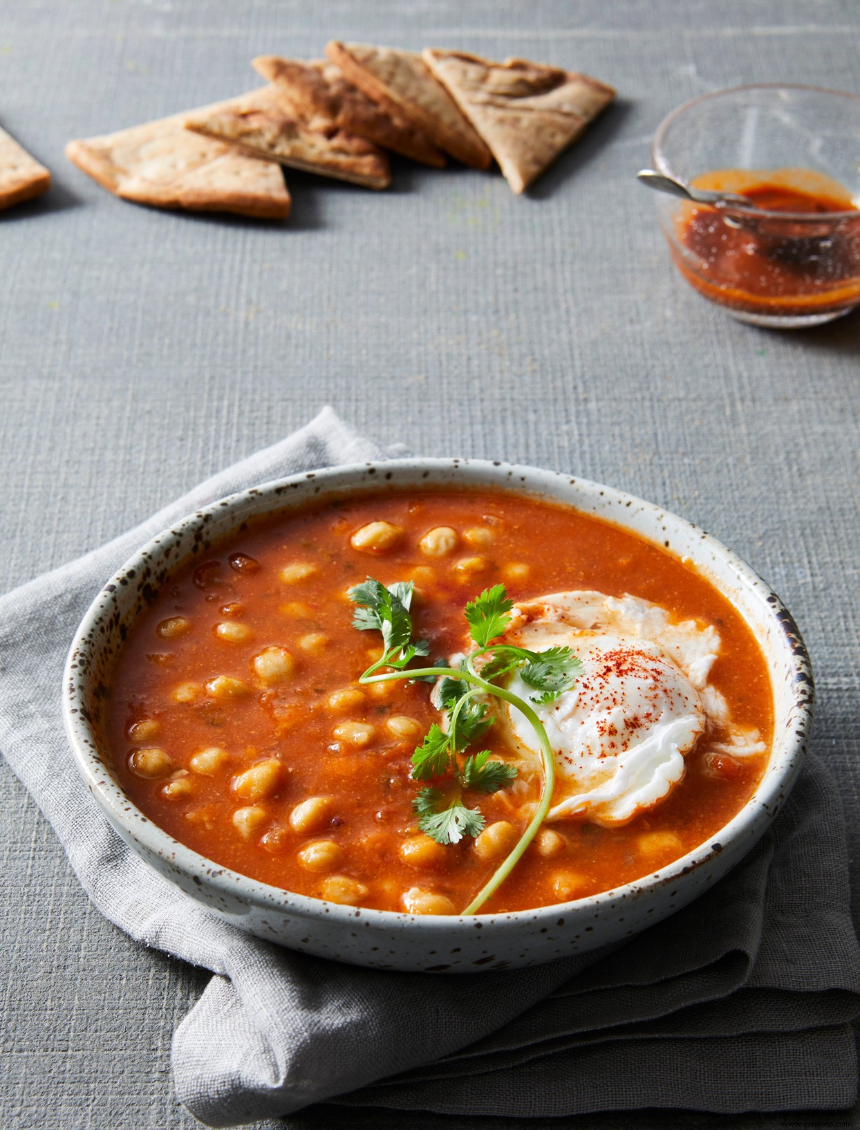 Lablabi (sopa tunecina de garbanzos) 