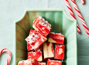 Receta Fácil de Dulce de Azúcar Marmolado con Menta para Navidad