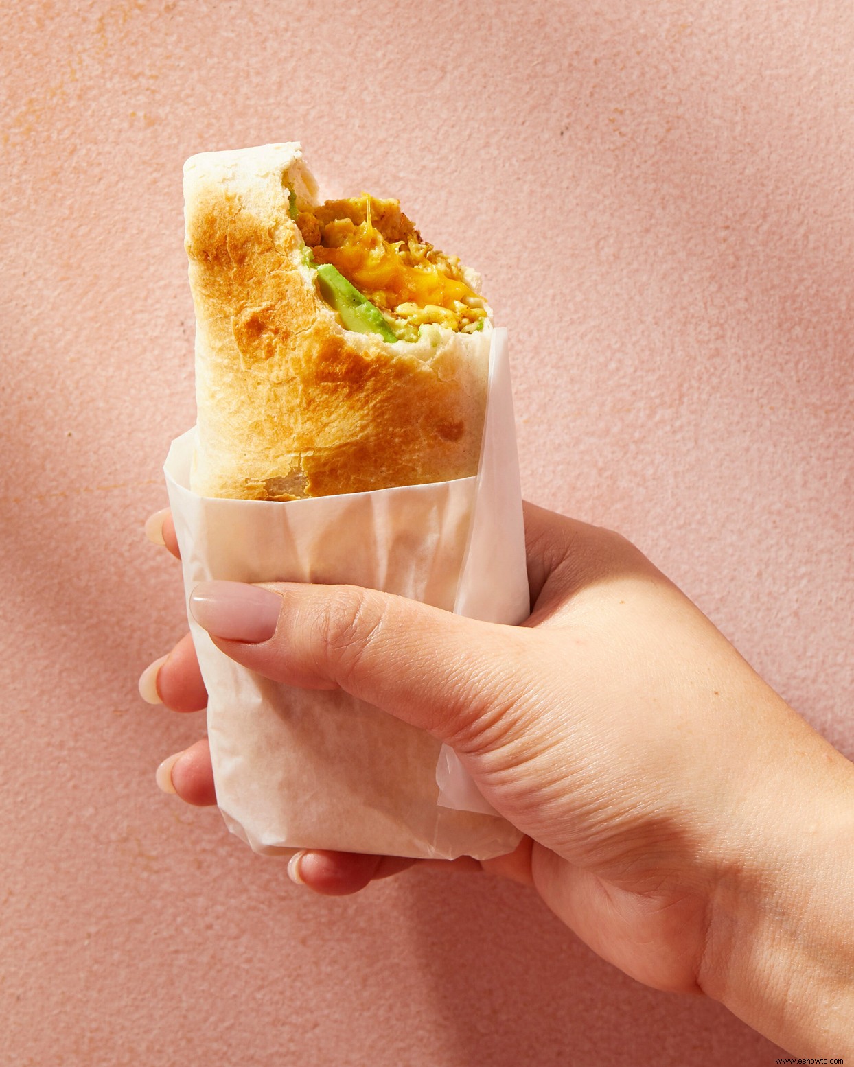 Burritos de desayuno con freidora de aire 