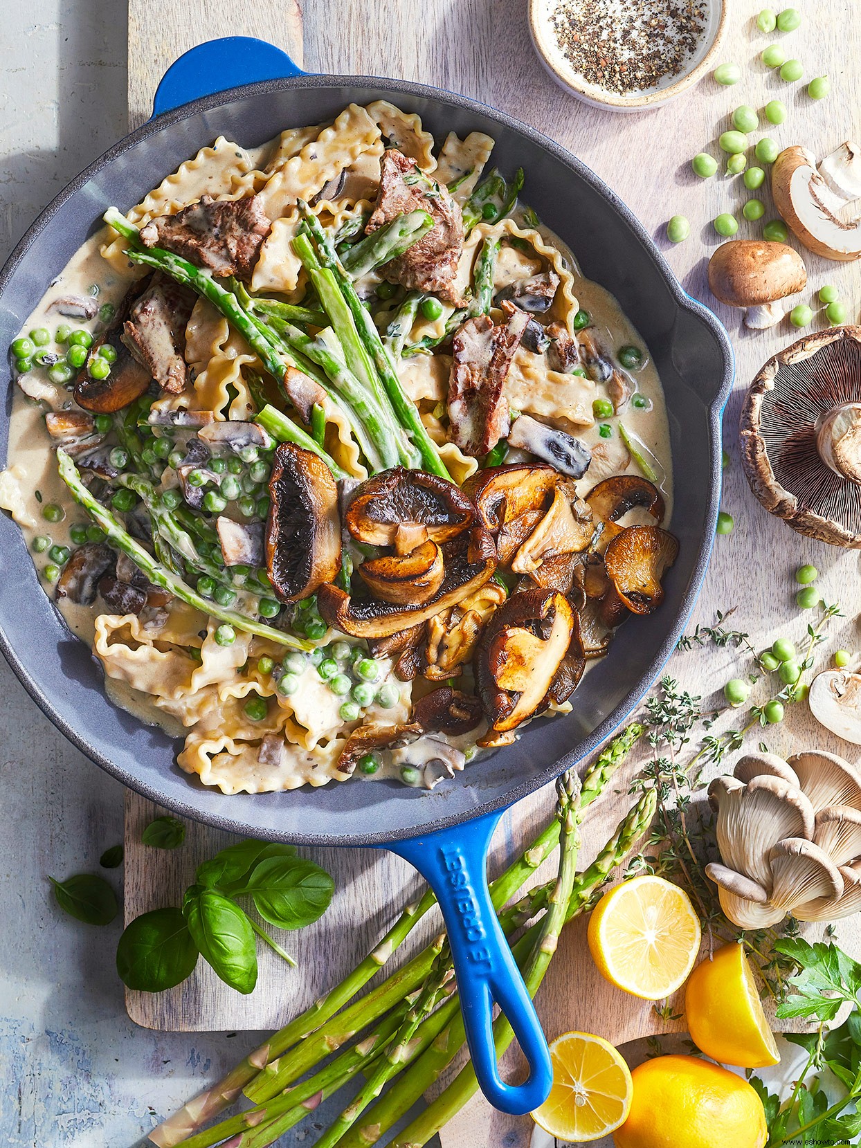 Stroganoff de primavera 