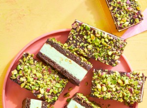 Barras de helado de pistacho y brownie: receta fácil y deliciosa