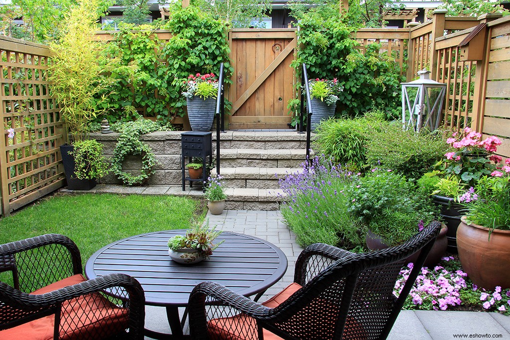 11 pequeñas ideas de patio trasero en un presupuesto 