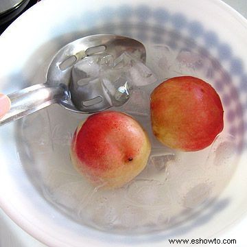 Cómo hacer puré de nectarina para bebés 