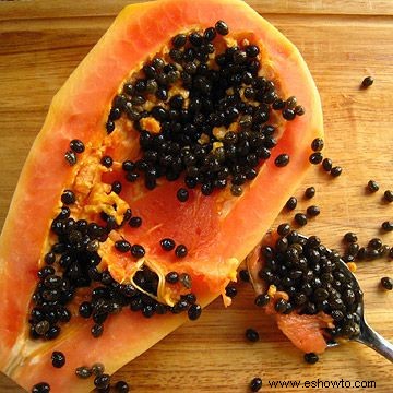 Cómo hacer puré de papaya para bebés 