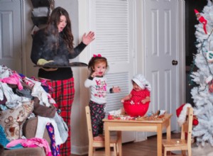 Tarjetas navideñas auténticas: así es la Navidad real en familia