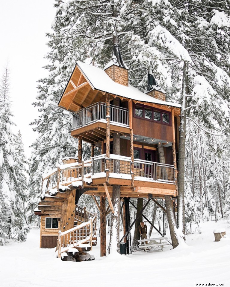 15 encantadoras cabañas de alquiler en los EE. UU. perfectas para una escapada de invierno 