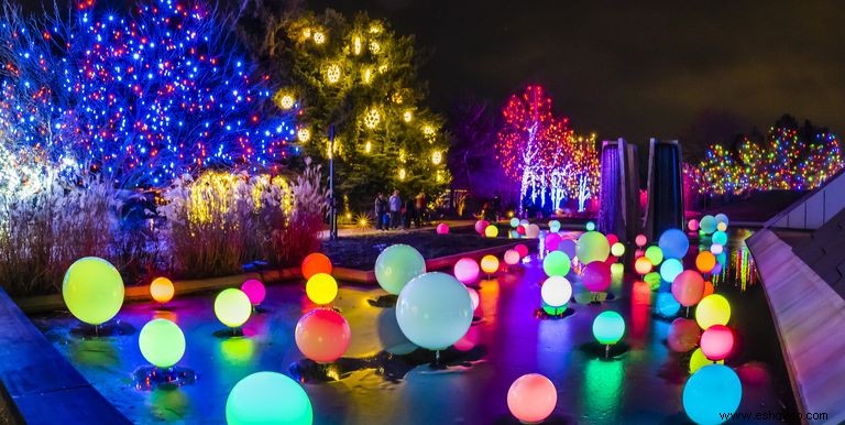 Las 38 mejores exhibiciones de luces navideñas en todo el país que son absolutamente impresionantes 