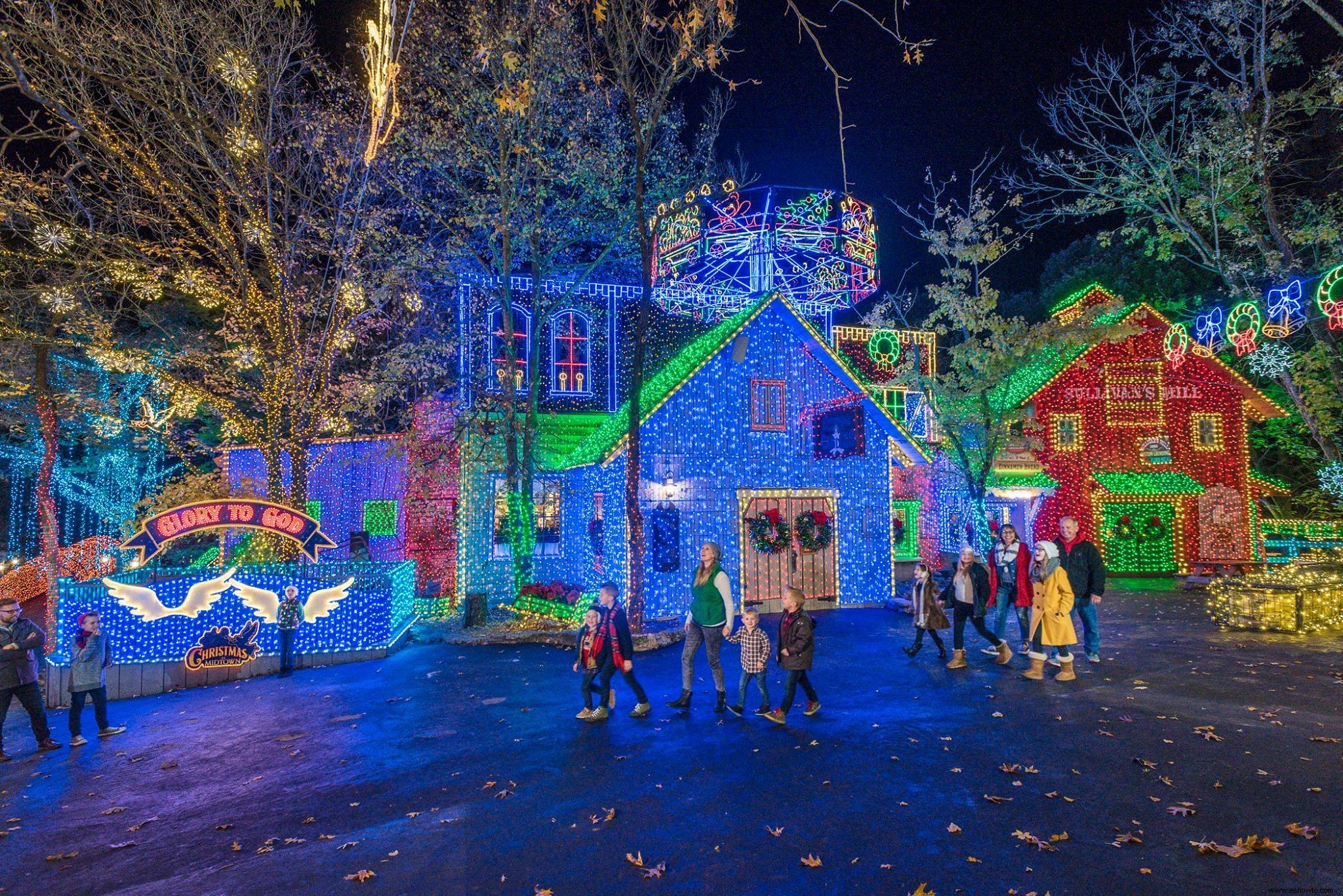 Las 38 mejores exhibiciones de luces navideñas en todo el país que son absolutamente impresionantes 