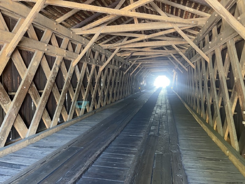 El puente cubierto más largo de Georgia