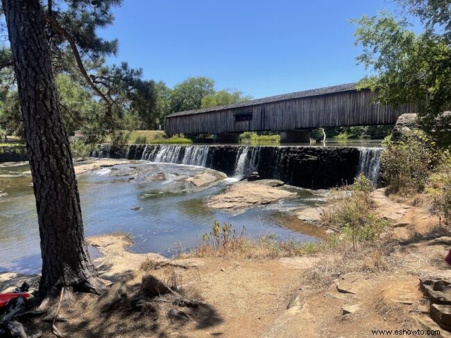 El puente cubierto más largo de Georgia