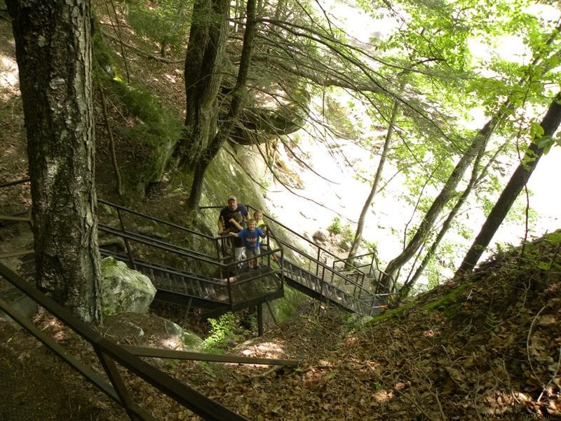 Senderismo en Eagle Falls:Corbin, Kentucky