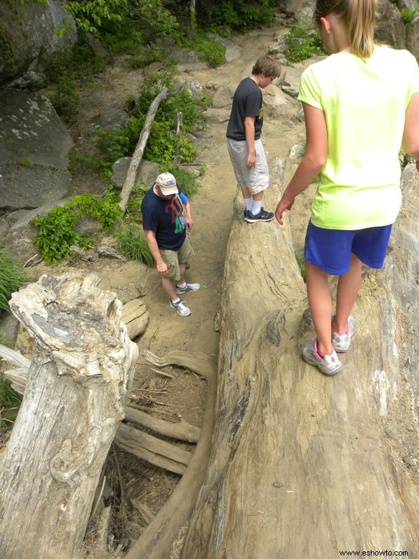 Senderismo en Eagle Falls:Corbin, Kentucky