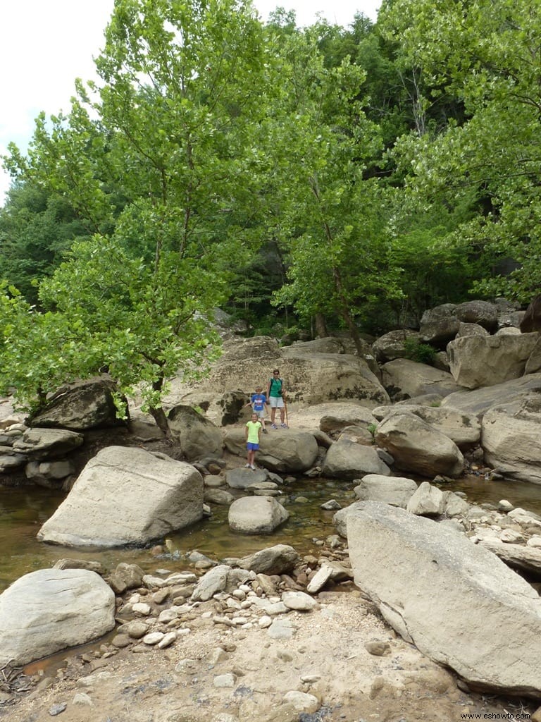 Senderismo en Eagle Falls:Corbin, Kentucky