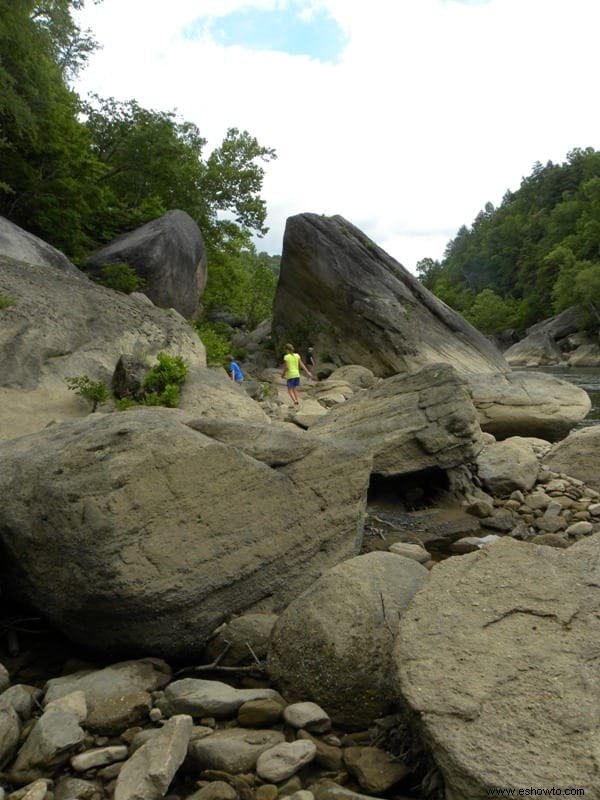 Senderismo en Eagle Falls:Corbin, Kentucky