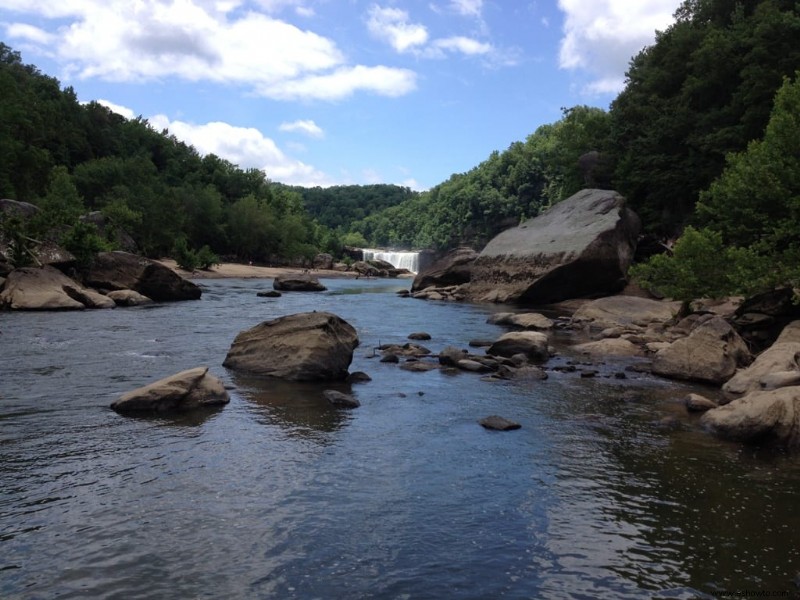 Senderismo en Eagle Falls:Corbin, Kentucky