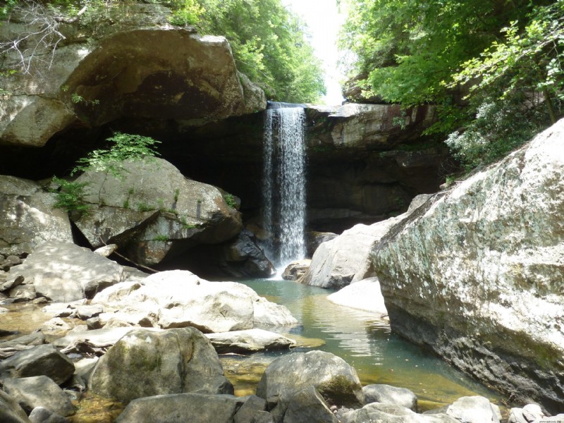 Senderismo en Eagle Falls:Corbin, Kentucky