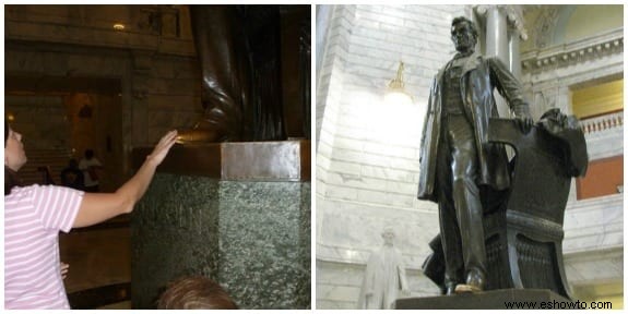 Aprendiendo sobre Abraham Lincoln en viajes familiares 