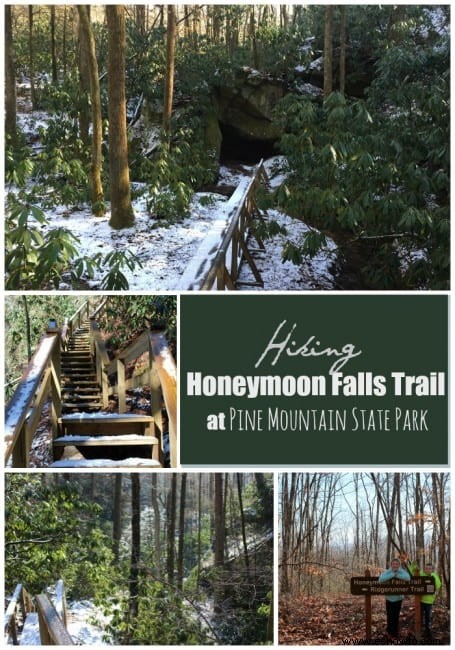 Senderismo Honeymoon Falls Trail en Pine Mountain State Park 