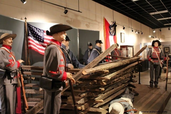 Aprendiendo la historia de la Guerra Civil en Mill Springs Battlefield 