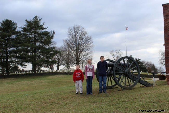 Aprendiendo la historia de la Guerra Civil en Mill Springs Battlefield 