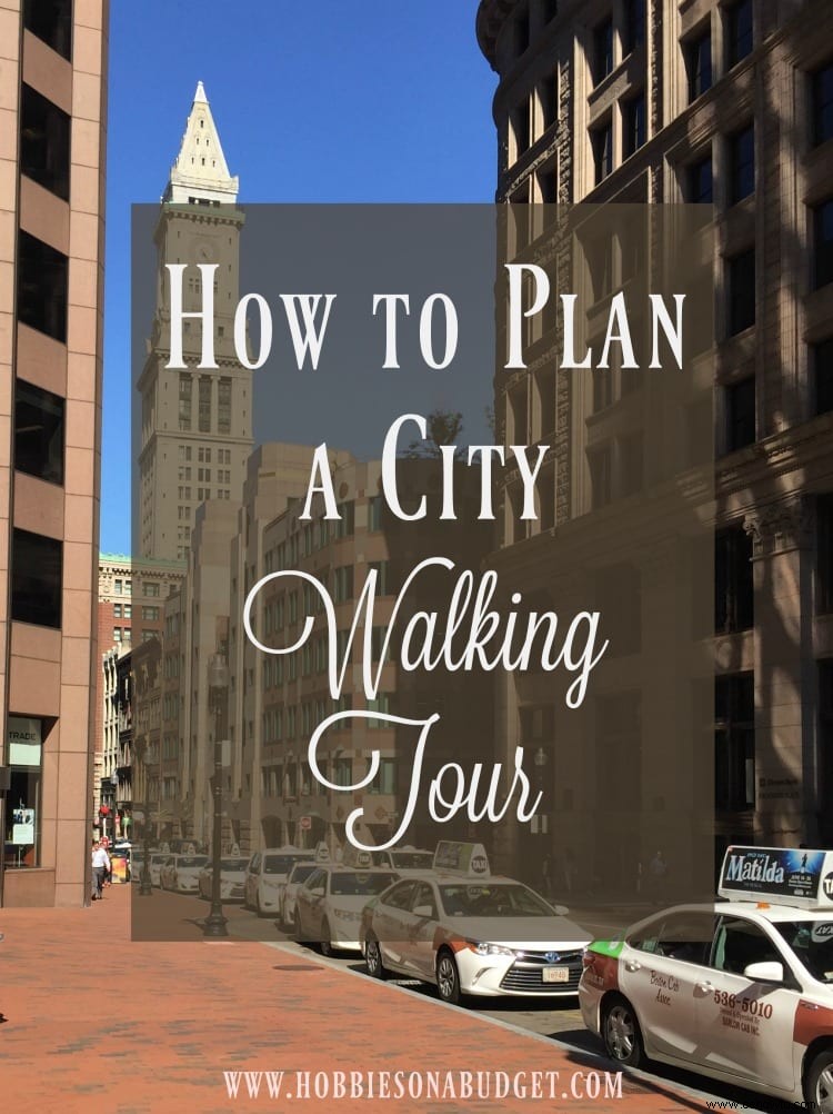 Cómo planificar un recorrido a pie por la ciudad