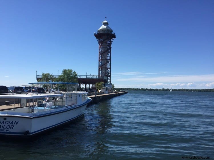 Dónde comer en el lago Erie, Pensilvania