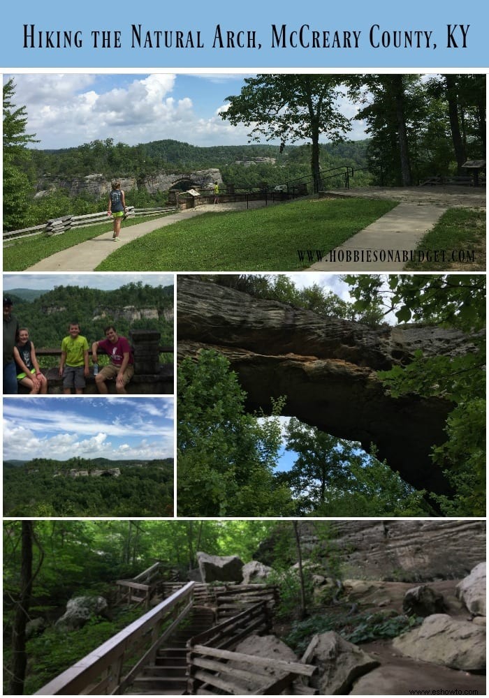 Senderismo por el arco natural, condado de McCreary, KY