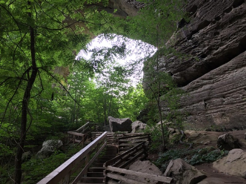 Senderismo por el arco natural, condado de McCreary, KY