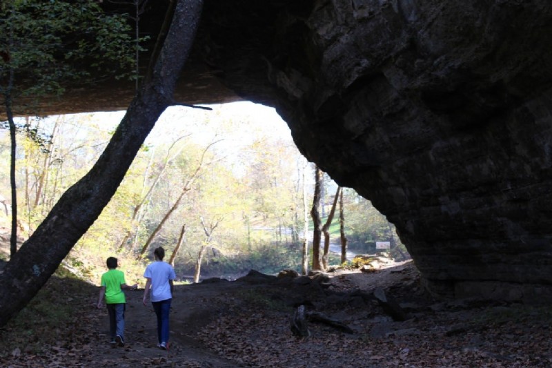 Visita al arco natural Rock House