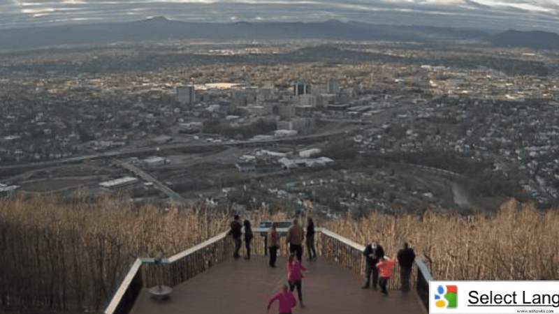 Visitando la estrella histórica en Roanoke