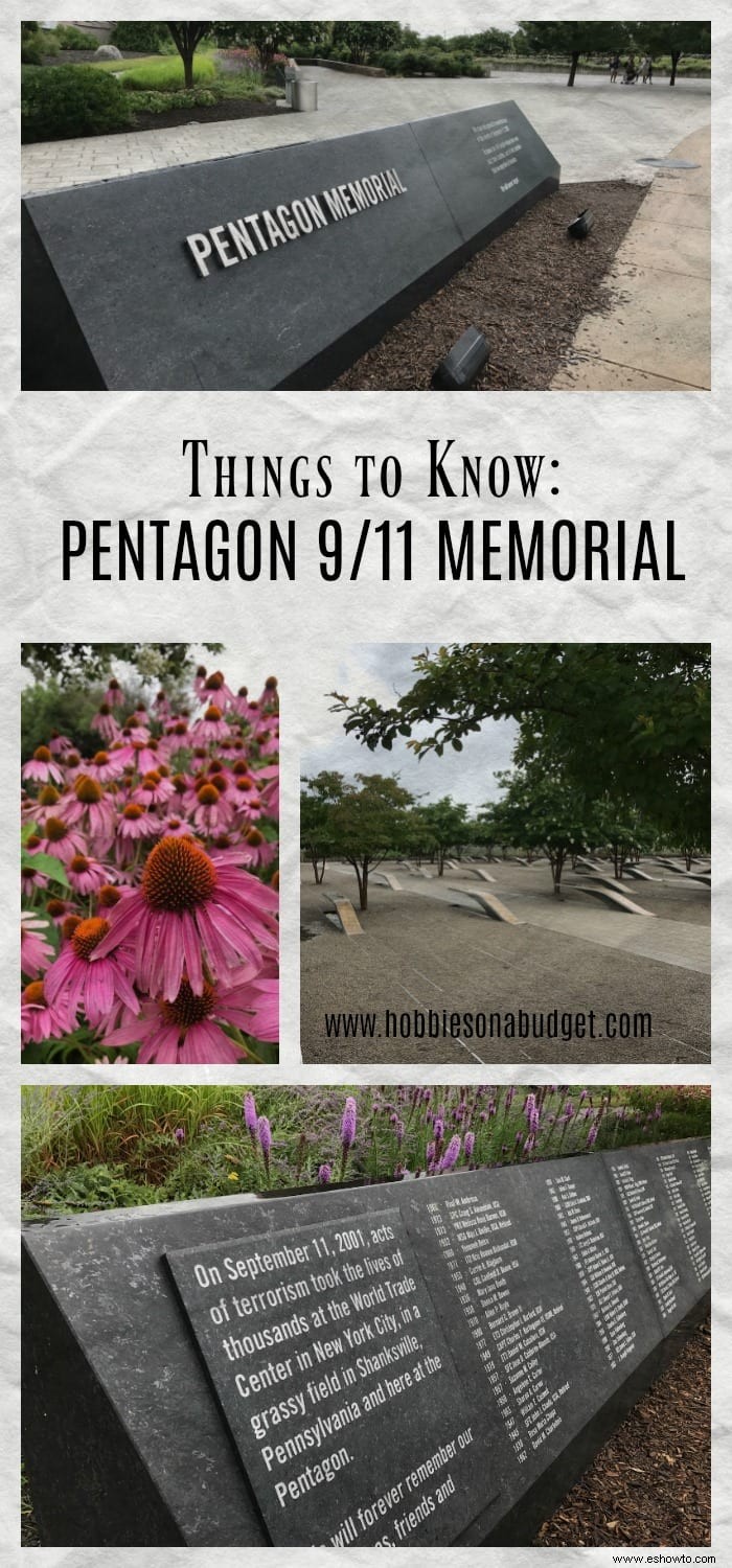 Cosas que debe saber:Pentágono 911 Memorial