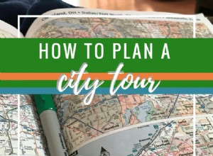 Cómo planificar un recorrido por la ciudad