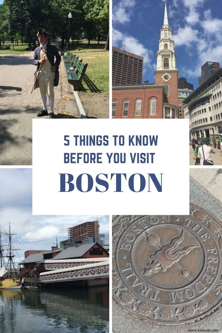 5 cosas que debe saber cuando visite Boston