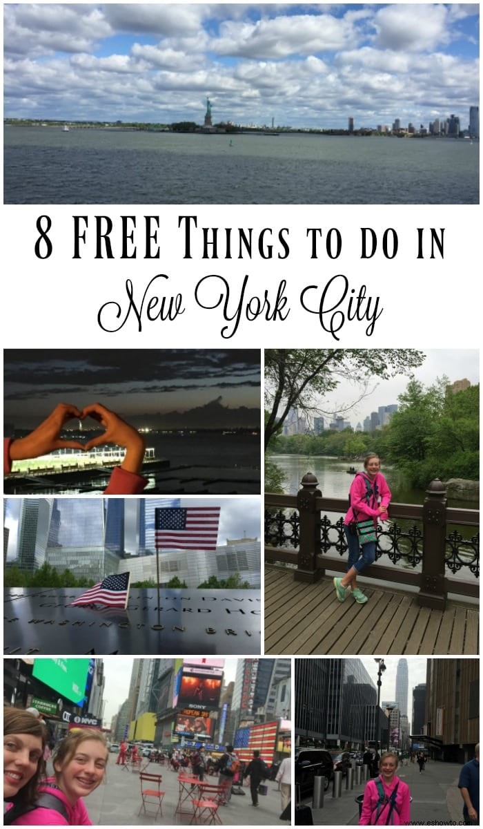 8 cosas GRATIS para hacer en la ciudad de Nueva York