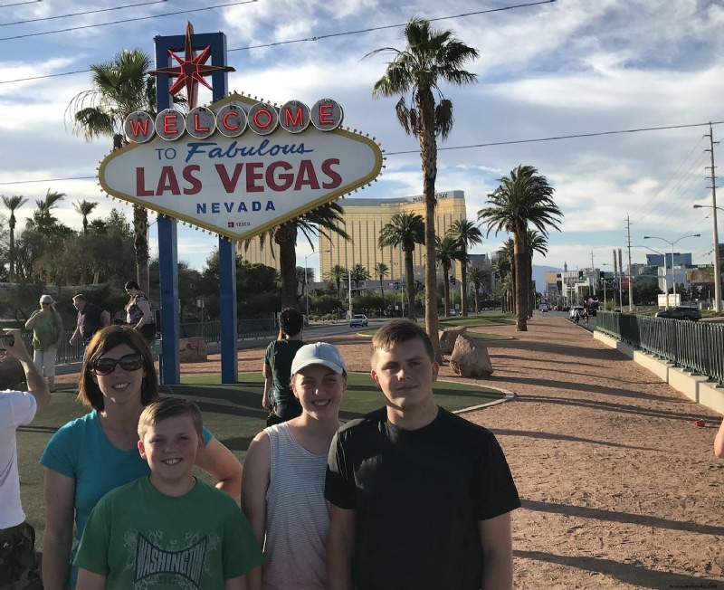 Viajando a Las Vegas con tu familia